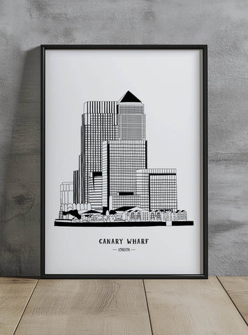 Canary Wharf Drawing