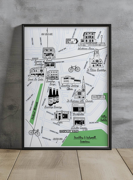 Brockley Map