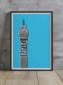 BT Tower Screen Print