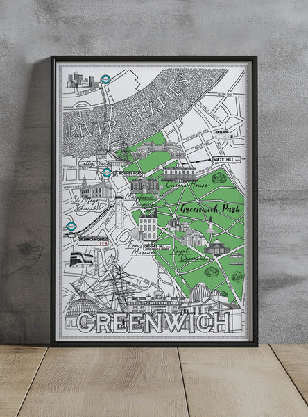 Greenwich Map