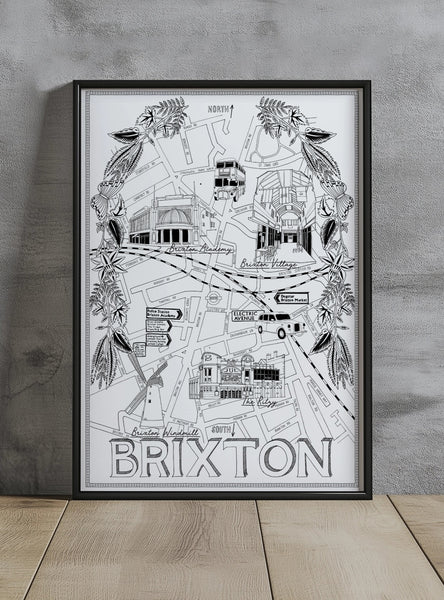 Brixton Map illustration