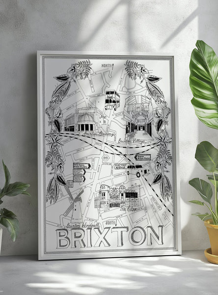 Brixton Map illustration