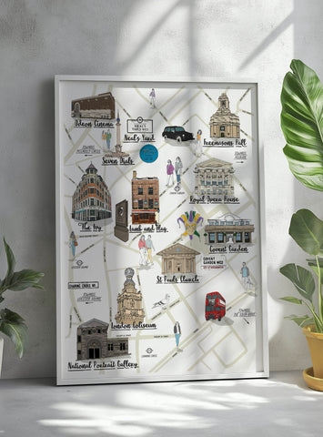 Covent Garden Map illustration