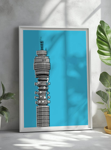 BT Tower Screen Print