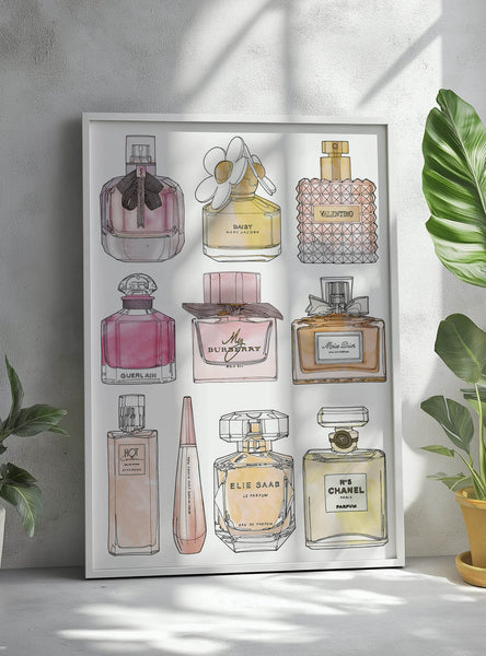 Perfume Bottle Drawing Collection