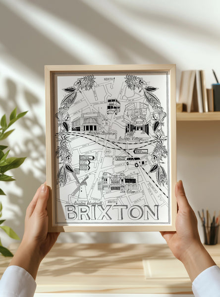 Brixton Map illustration