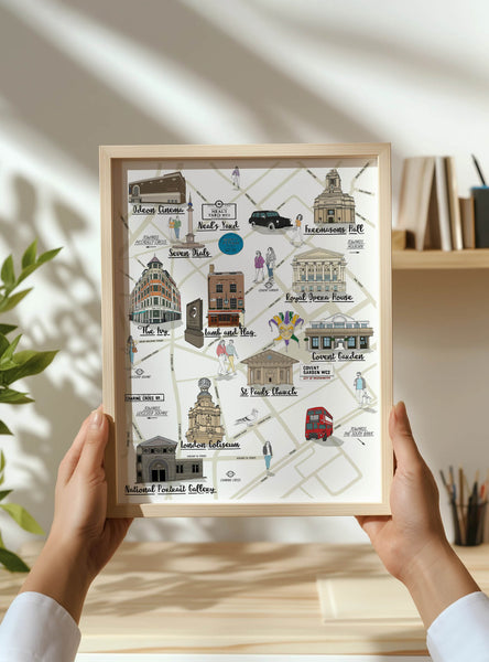 Covent Garden Map illustration