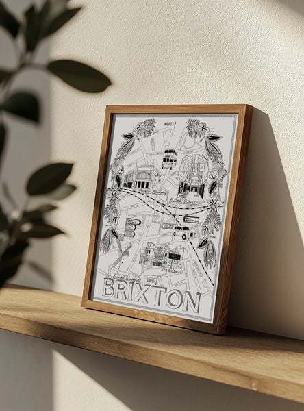 Brixton Map illustration